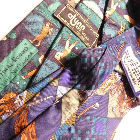 Ruff Hewn and Allyn Golf Theme Neck Ties - Picture 4 of 6